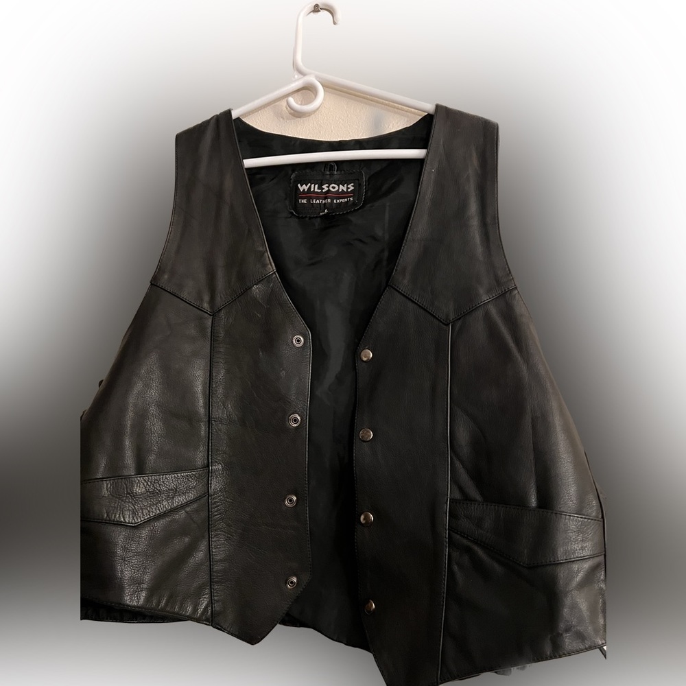 Vintage Wilson Leather Vest Size L